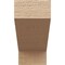 Ekena Millwork 2in. W x 4in. H x 32in. L Clemmons Woodgrain TimberThane Rafter Tail, Primed Tan RFTUR02X04X32CLERCPR - alternate 6